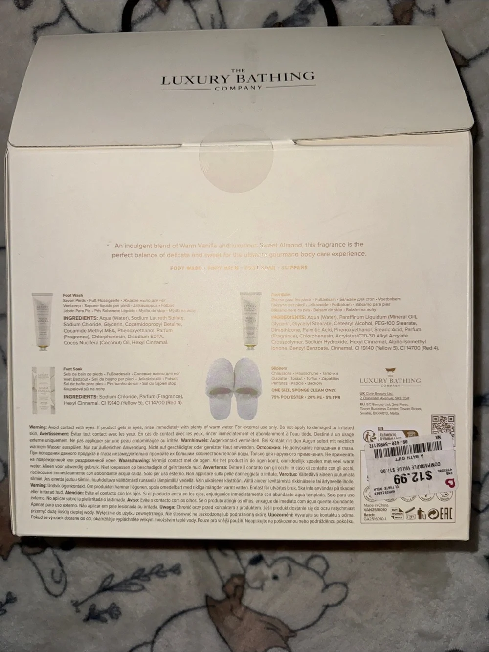 Warm Vanilla & Fig Foot Care Gift Set